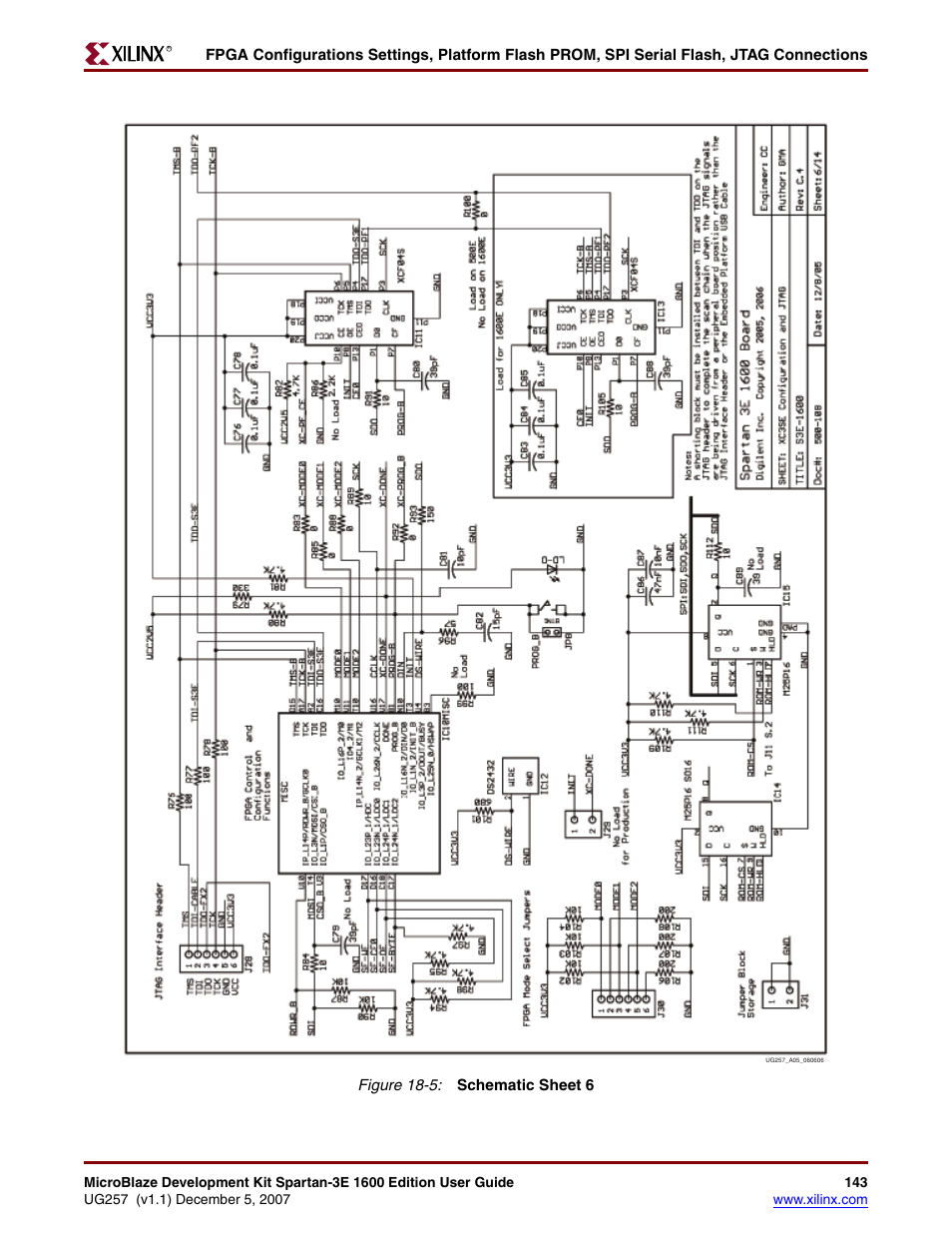 Xilinx MIcroblaze Development Spartan-3E 1600E User Manual | Page 145 / 168