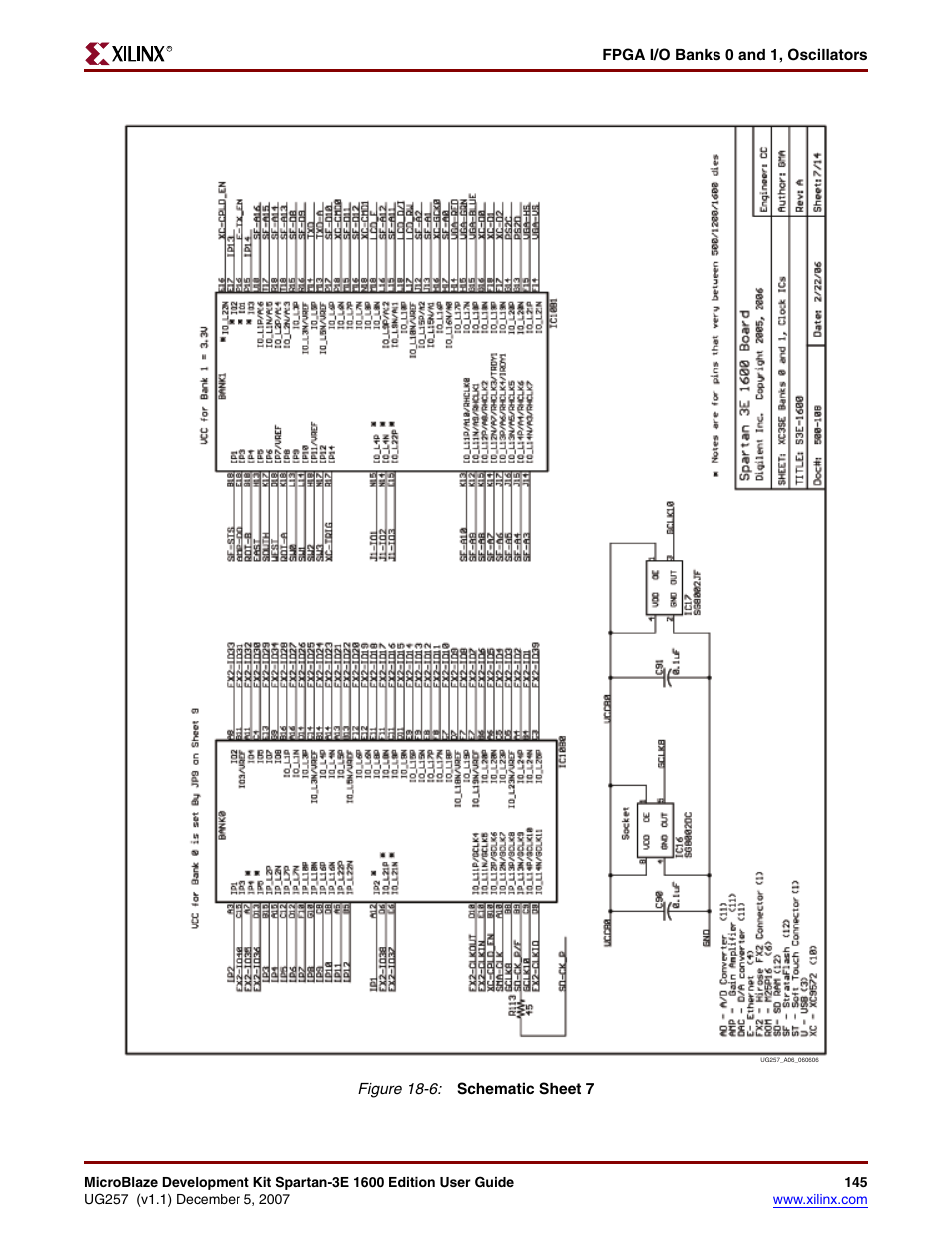 Xilinx MIcroblaze Development Spartan-3E 1600E User Manual | Page 147 / 168