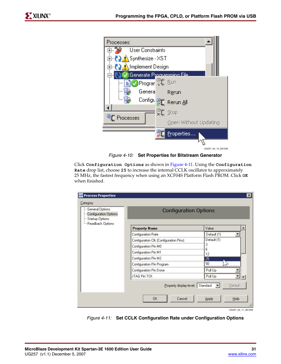 Xilinx MIcroblaze Development Spartan-3E 1600E User Manual | Page 33 / 168