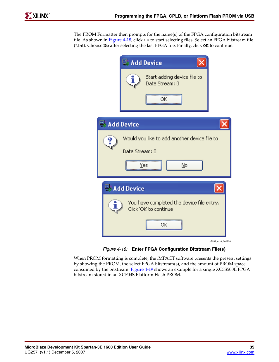 Xilinx MIcroblaze Development Spartan-3E 1600E User Manual | Page 37 / 168