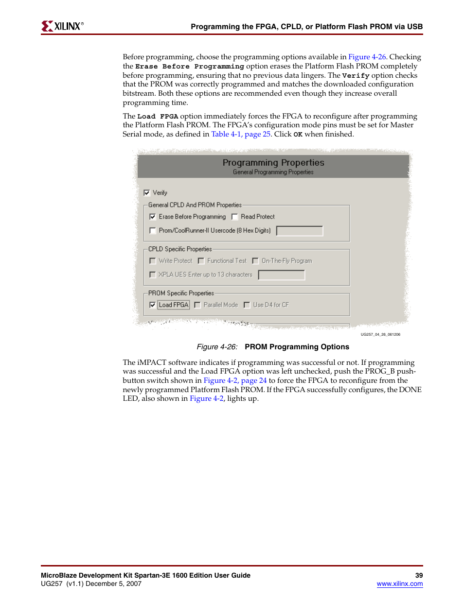 Xilinx MIcroblaze Development Spartan-3E 1600E User Manual | Page 41 / 168