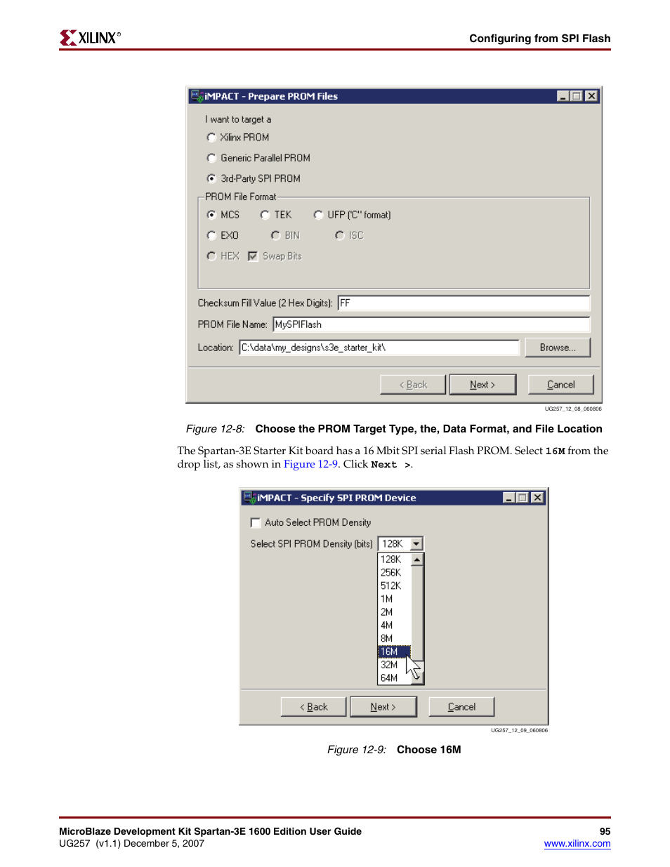 Xilinx MIcroblaze Development Spartan-3E 1600E User Manual | Page 97 / 168