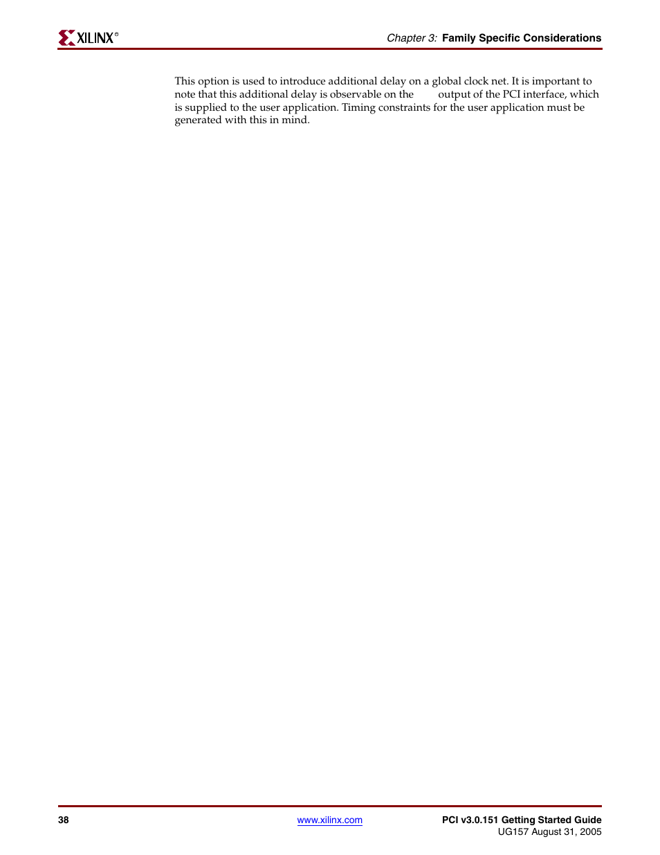 Xilinx LogiCore PCI v3.0 User Manual | Page 38 / 58