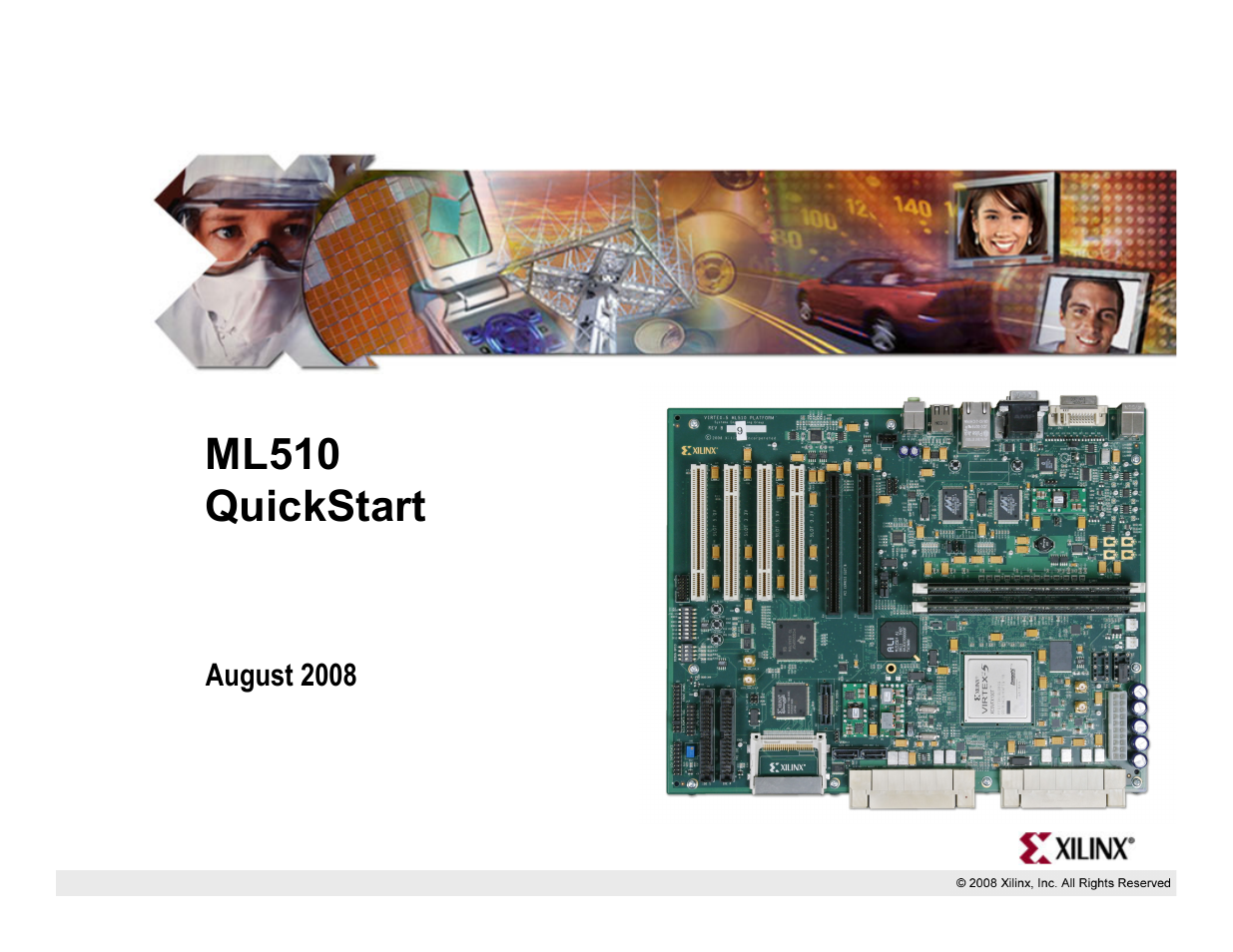 Xilinx ML510 User Manual | 43 pages