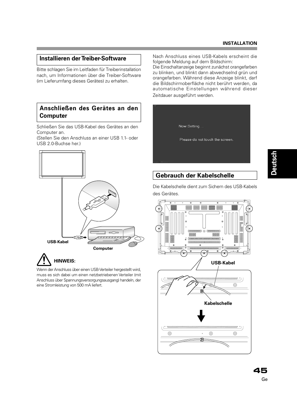 Deutsch | Pioneer PDK-50HW3 User Manual | Page 32 / 99