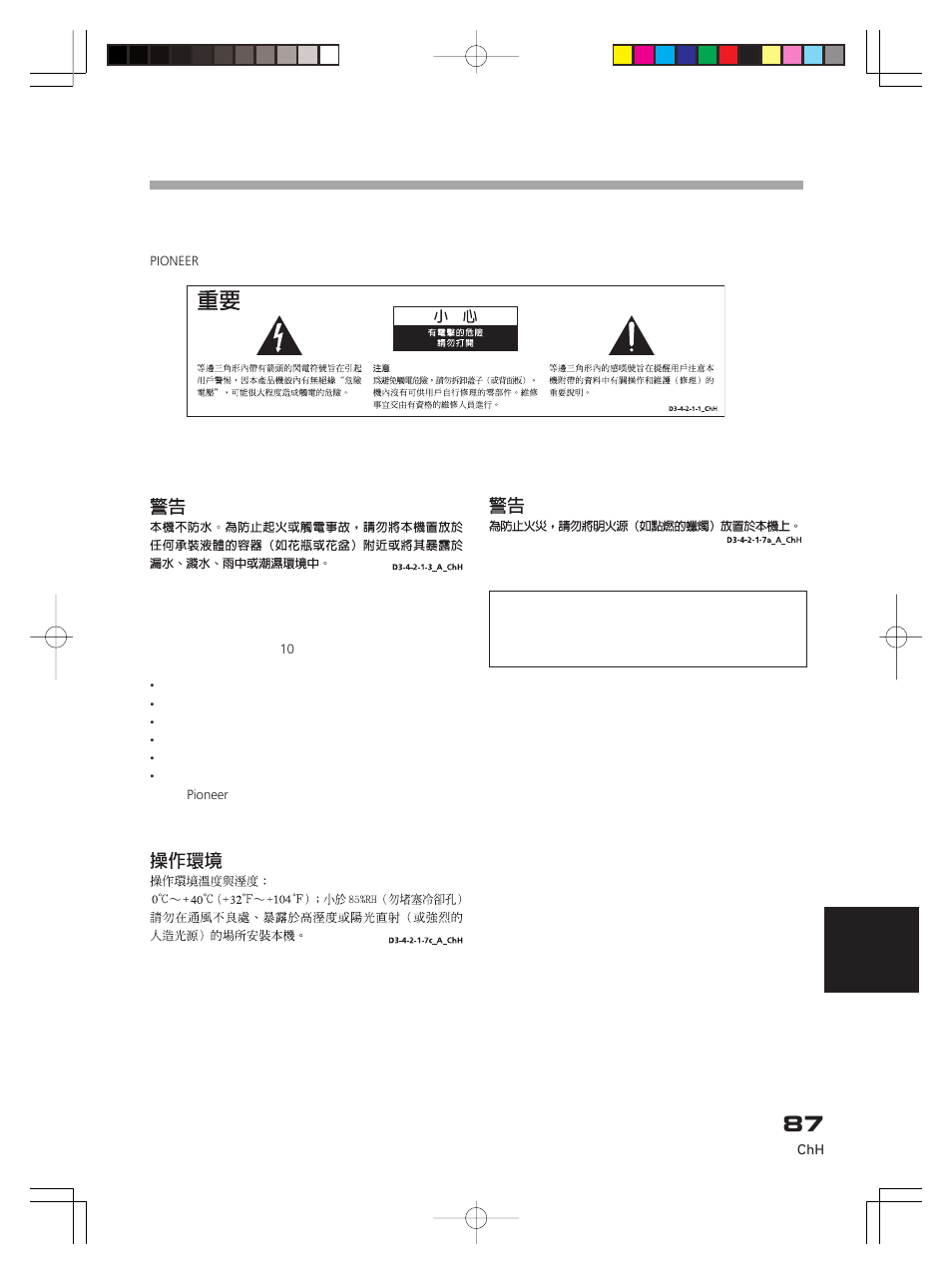 English français deutsch italiano, Español 日本語 | Pioneer PDK-50HW3 User Manual | Page 74 / 99