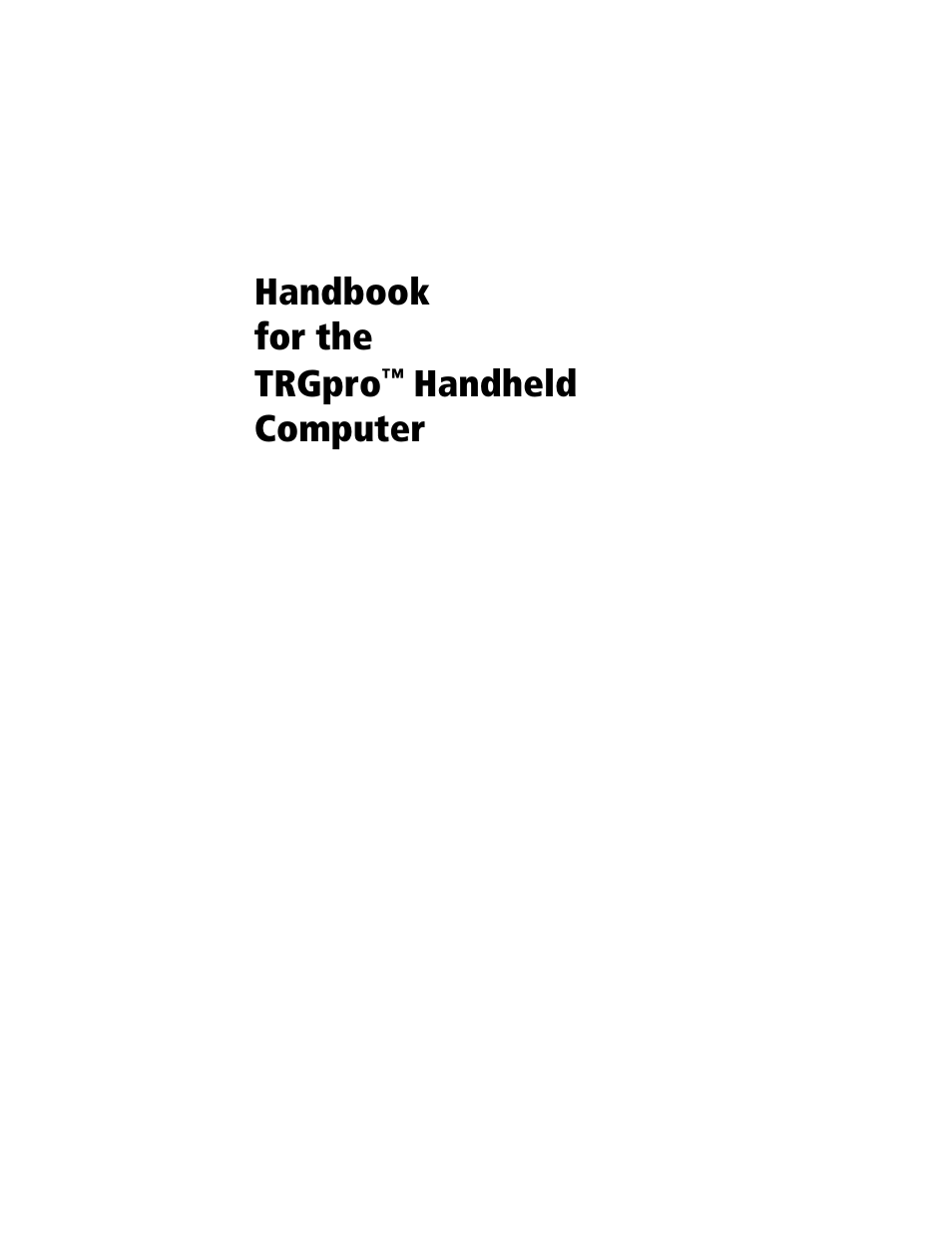 3Com TRGpro User Manual | 260 pages