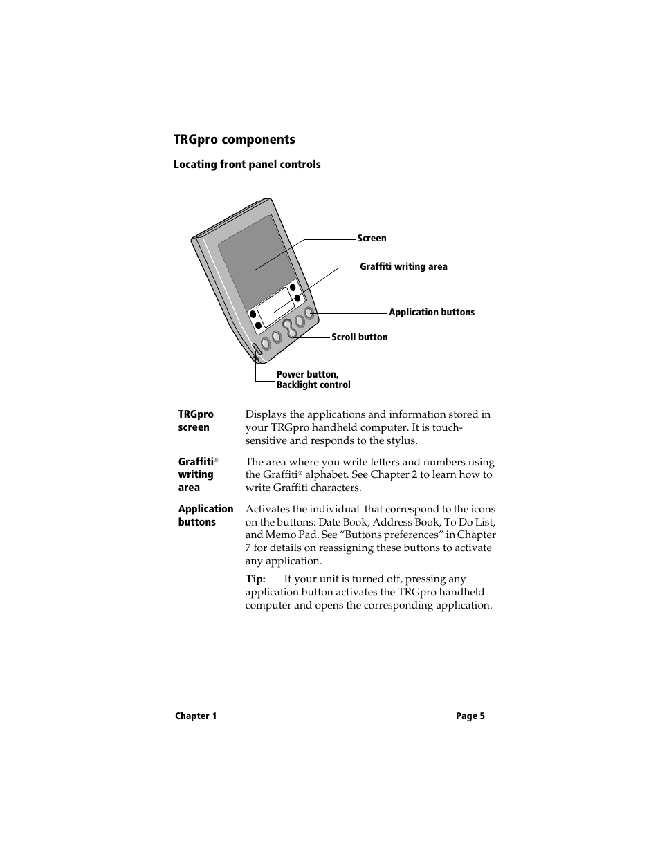 Trgpro components, Locating front panel controls | 3Com TRGpro User Manual | Page 13 / 260