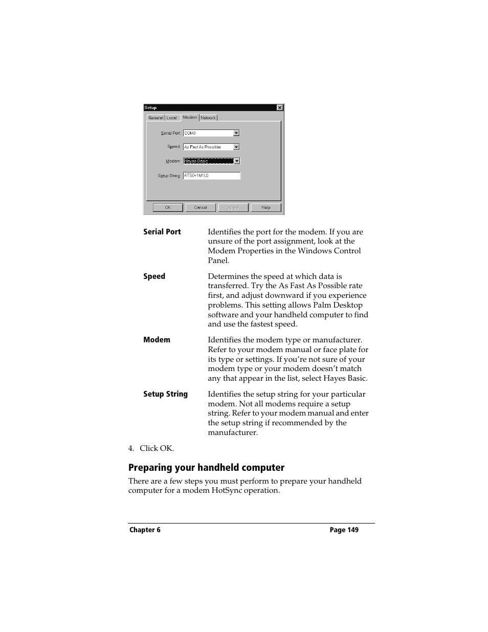 Preparing your handheld computer | 3Com TRGpro User Manual | Page 157 / 260