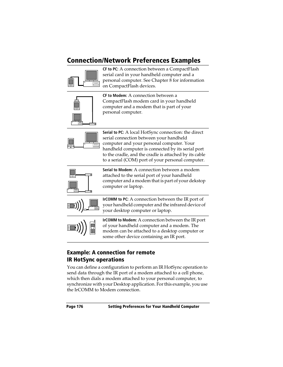 Connection/network preferences examples | 3Com TRGpro User Manual | Page 184 / 260