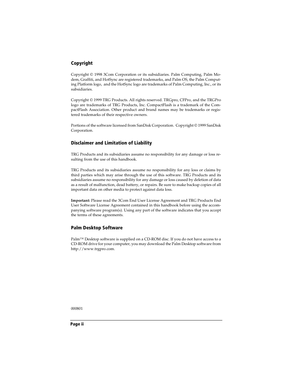 3Com TRGpro User Manual | Page 2 / 260
