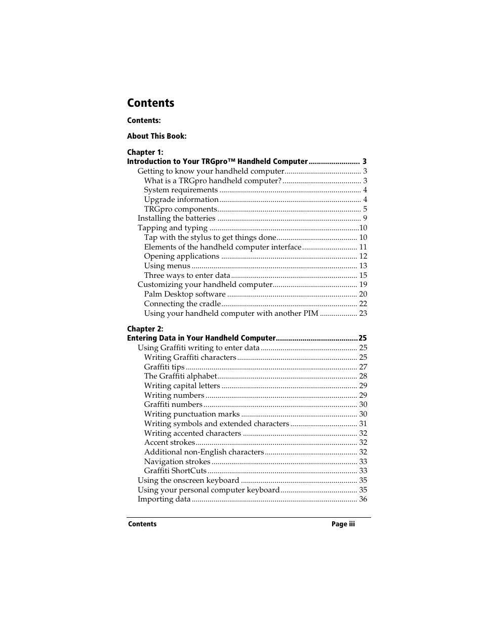 3Com TRGpro User Manual | Page 3 / 260