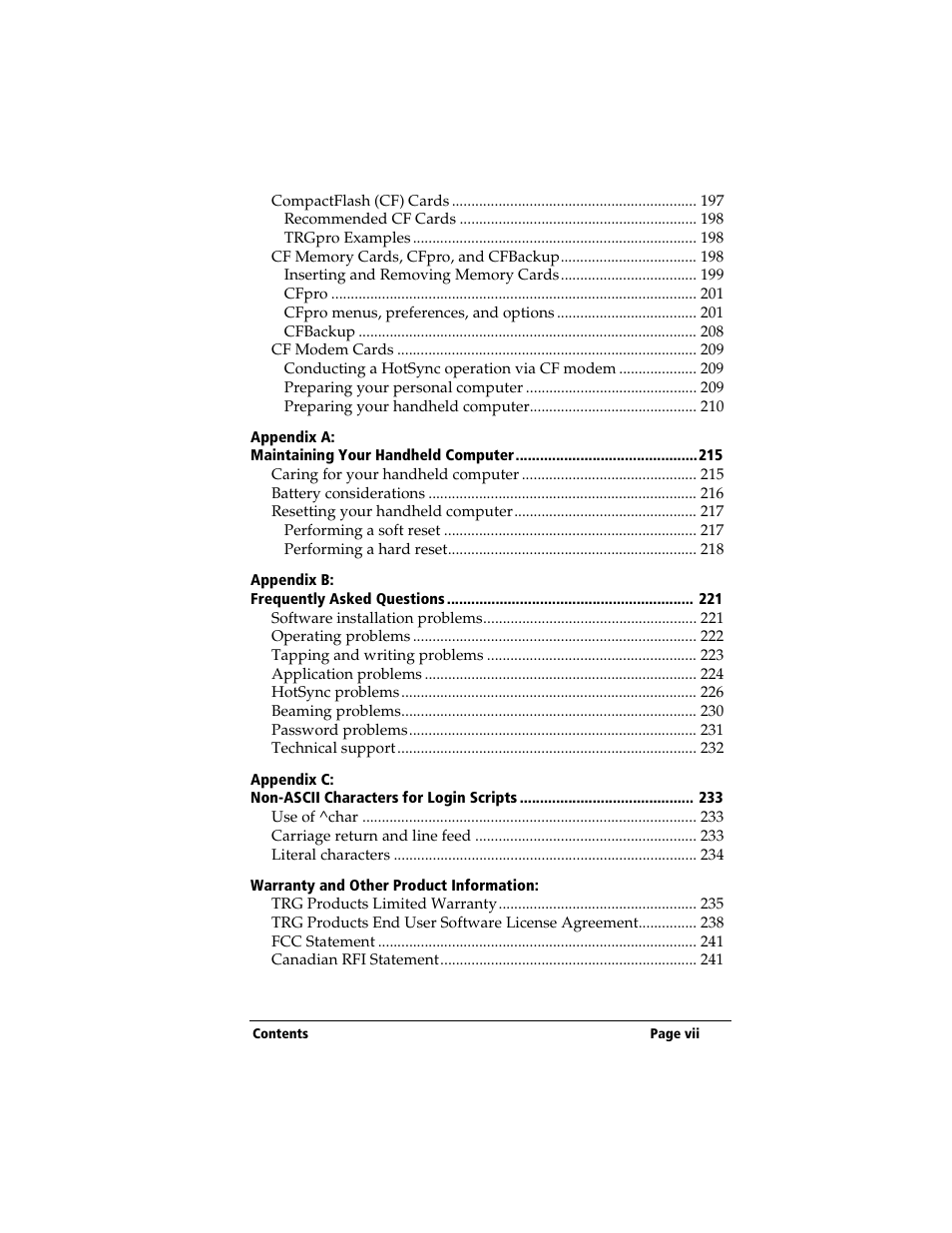 3Com TRGpro User Manual | Page 7 / 260