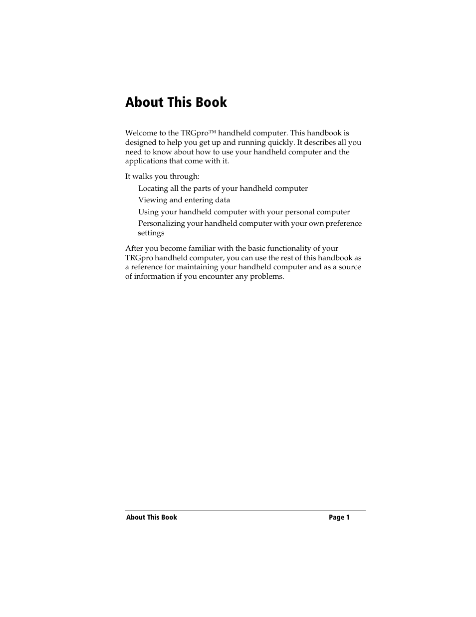 About this book | 3Com TRGpro User Manual | Page 9 / 260