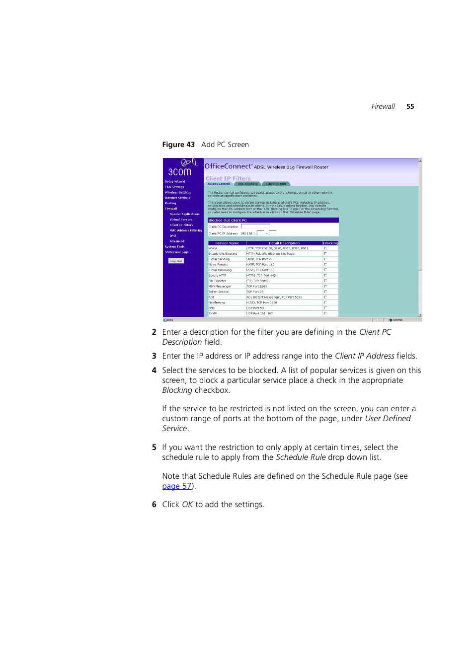 3Com 3CRWE754G72-A User Manual | Page 55 / 110
