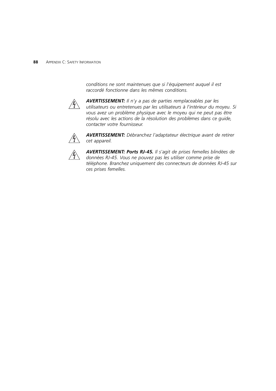 3Com 3CRWE754G72-A User Manual | Page 88 / 110
