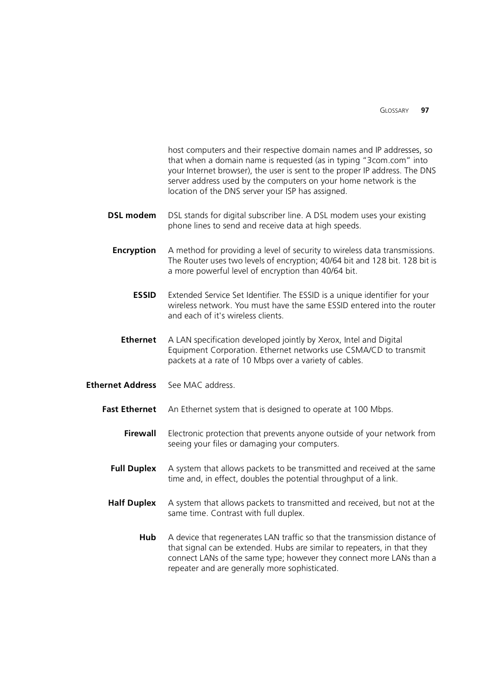 3Com 3CRWE754G72-A User Manual | Page 97 / 110