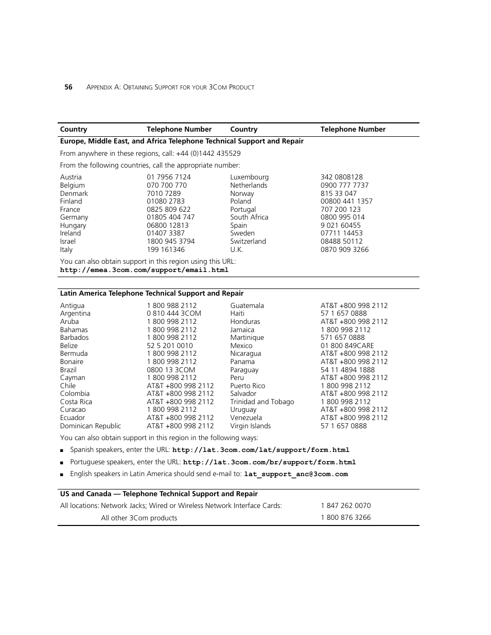 3Com WL-560 User Manual | Page 62 / 70
