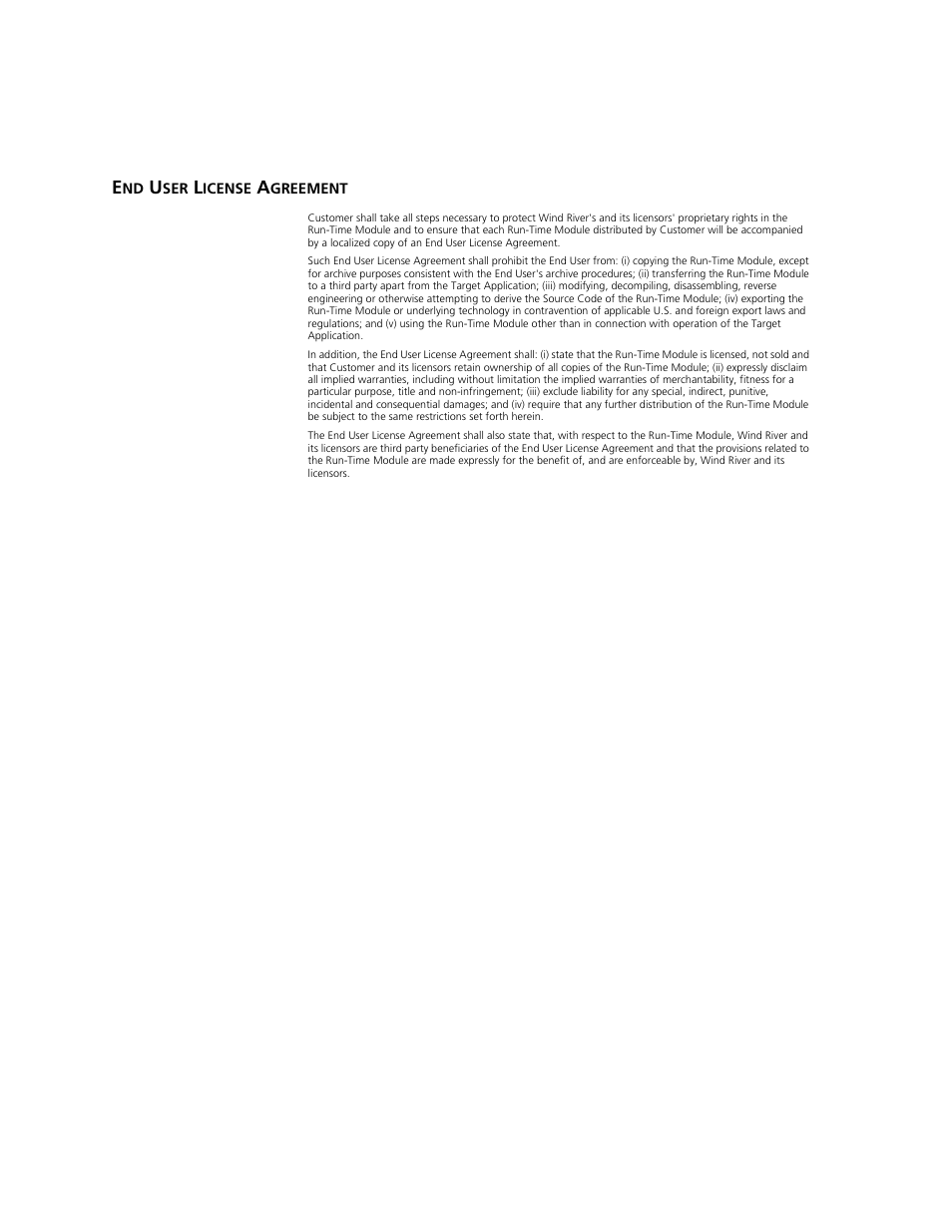 End user license agreement, Icense, Greement | 3Com WL-560 User Manual | Page 63 / 70