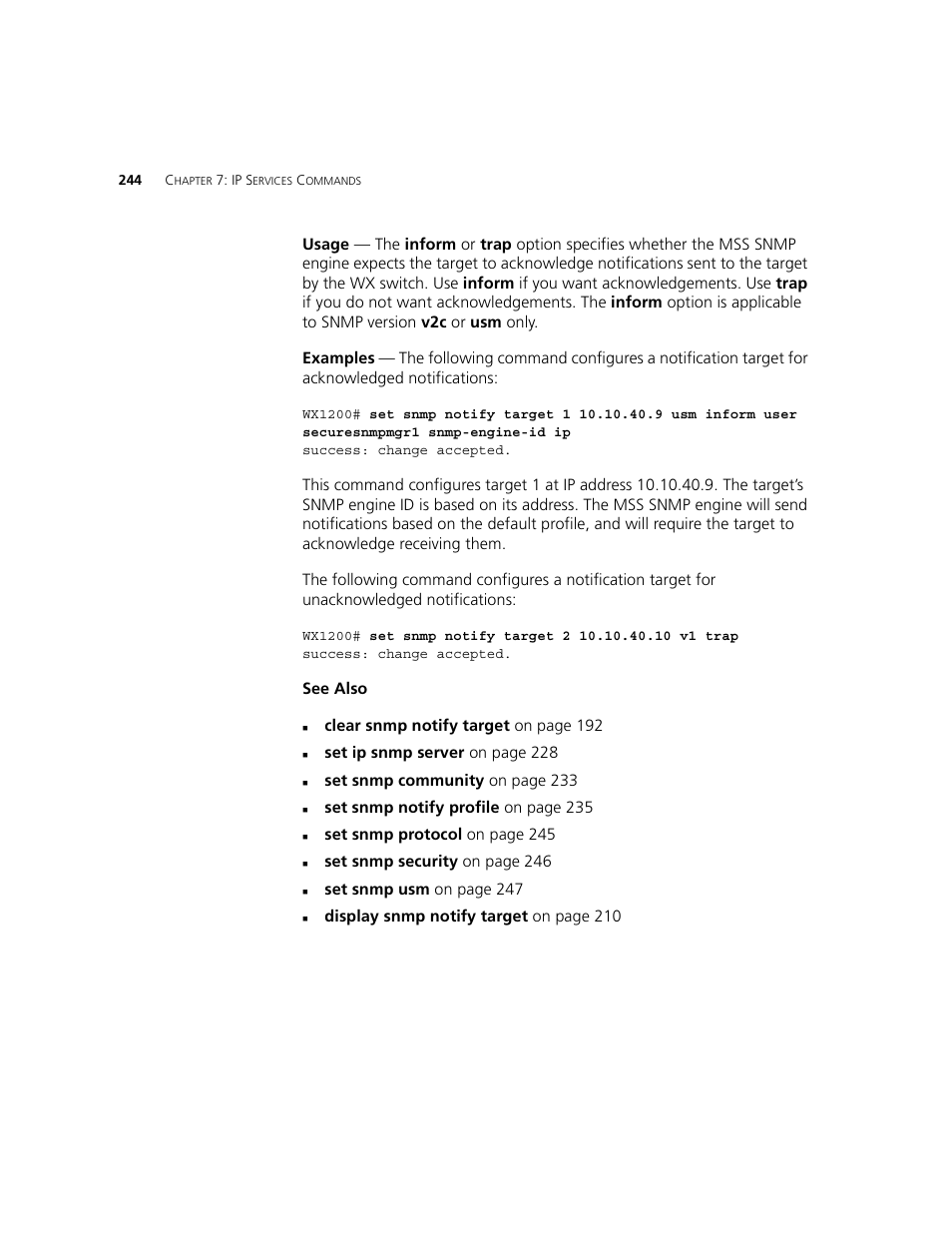 3Com WXR100 3CRWXR10095A User Manual | Page 244 / 800