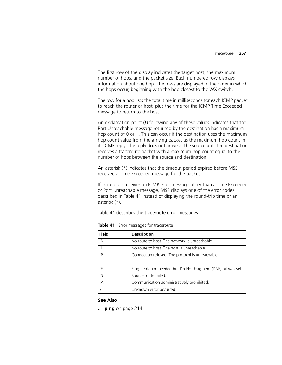 3Com WXR100 3CRWXR10095A User Manual | Page 257 / 800