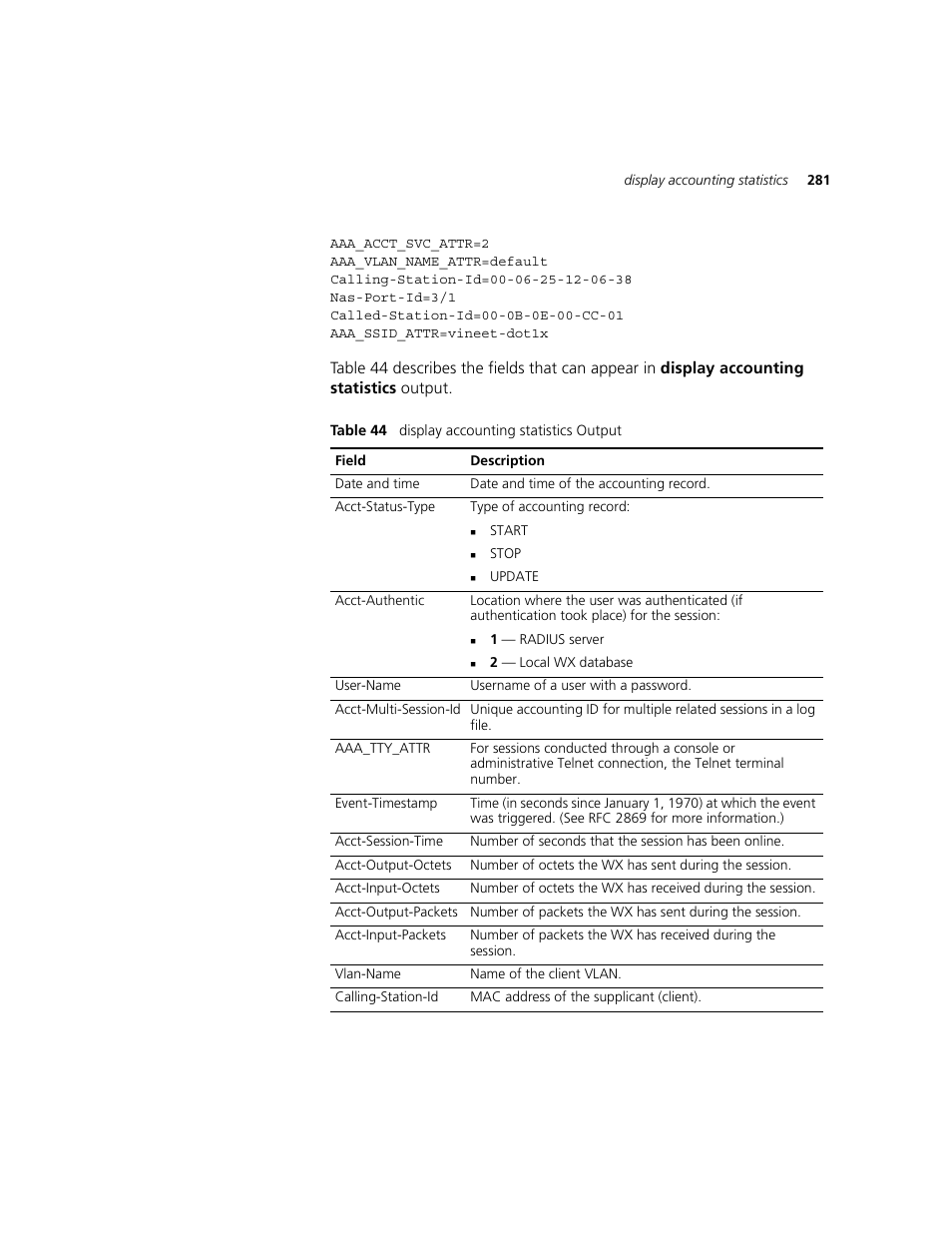 3Com WXR100 3CRWXR10095A User Manual | Page 281 / 800
