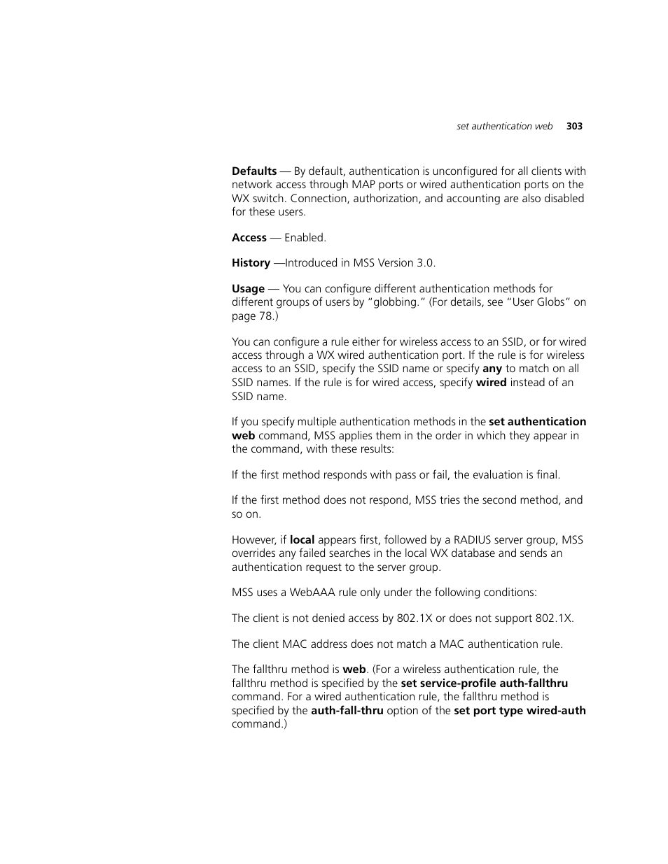 3Com WXR100 3CRWXR10095A User Manual | Page 303 / 800