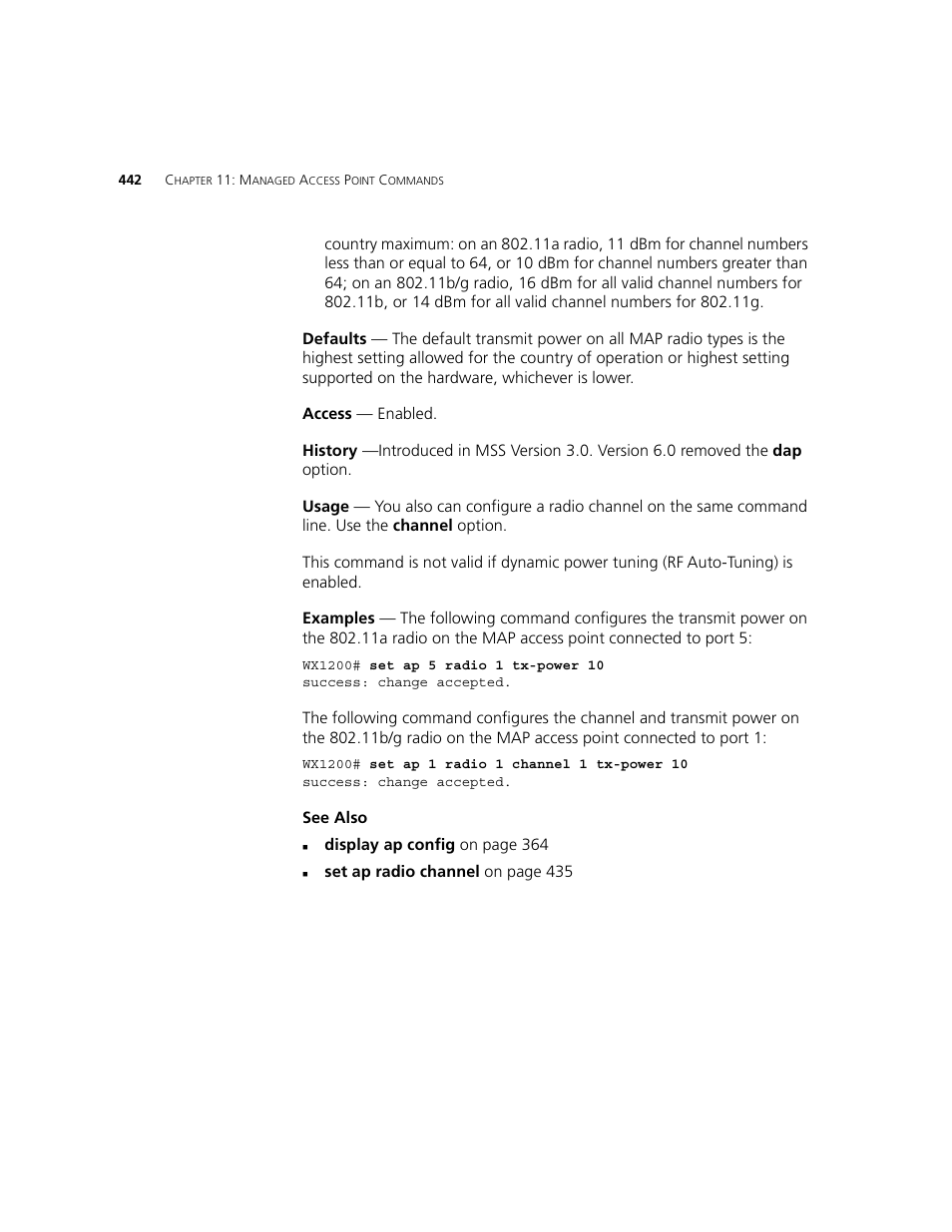 3Com WXR100 3CRWXR10095A User Manual | Page 442 / 800
