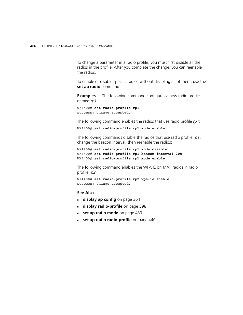 3Com WXR100 3CRWXR10095A User Manual | Page 466 / 800