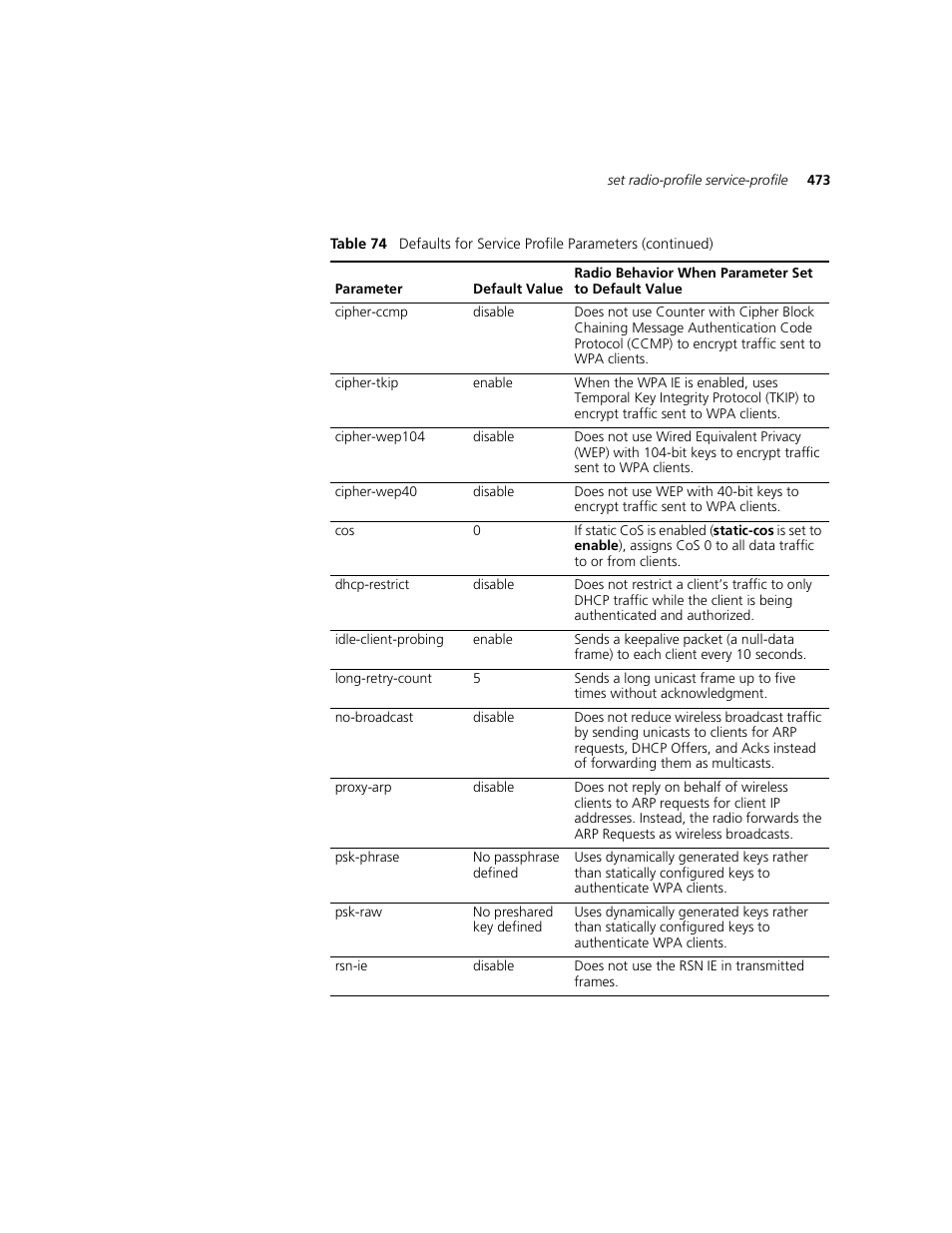 3Com WXR100 3CRWXR10095A User Manual | Page 473 / 800