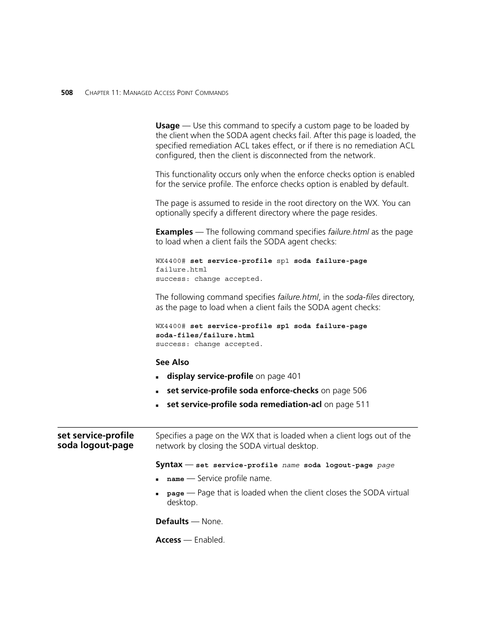 3Com WXR100 3CRWXR10095A User Manual | Page 508 / 800