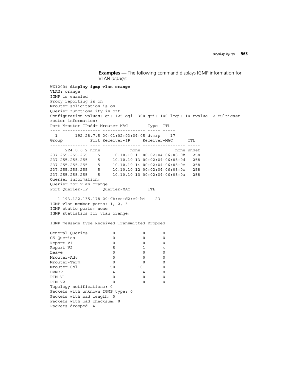 3Com WXR100 3CRWXR10095A User Manual | Page 563 / 800