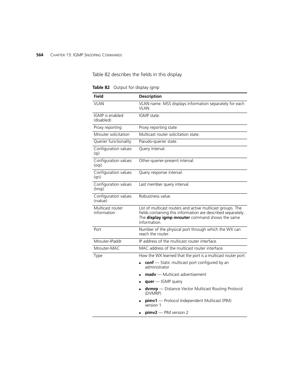 3Com WXR100 3CRWXR10095A User Manual | Page 564 / 800