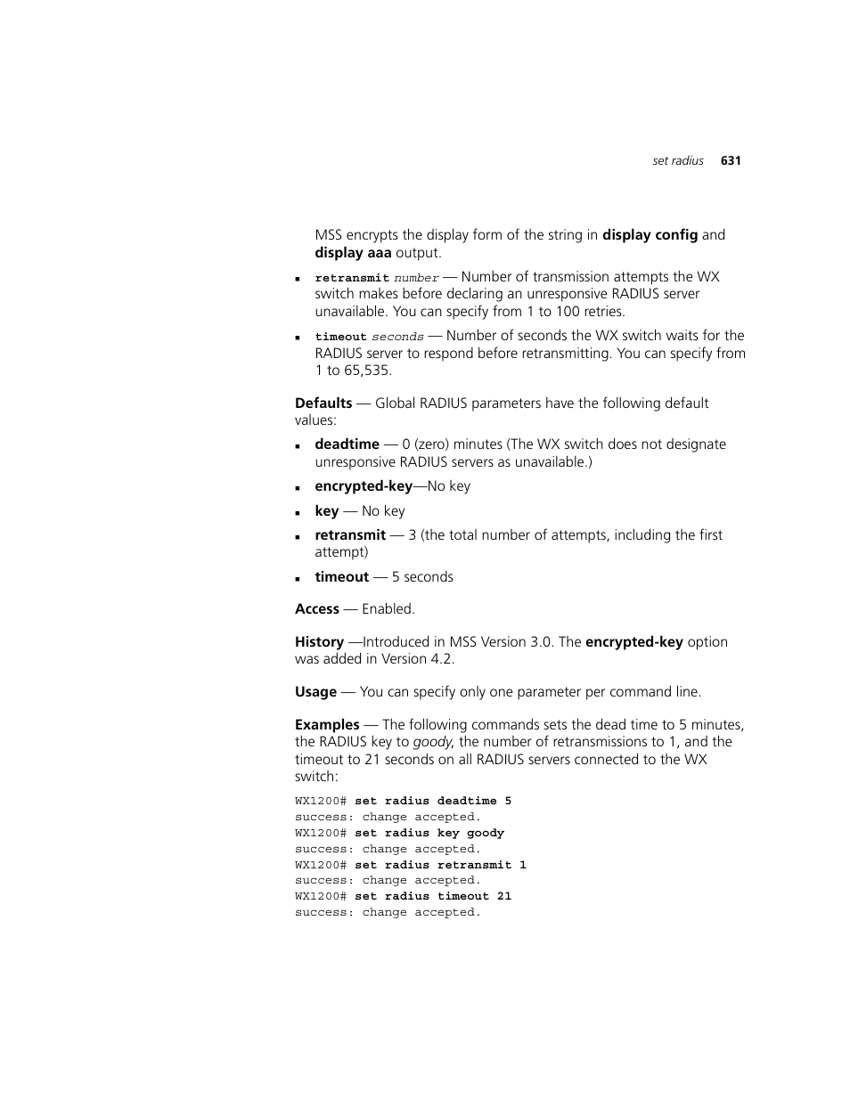 3Com WXR100 3CRWXR10095A User Manual | Page 631 / 800