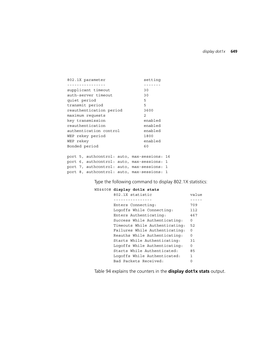 3Com WXR100 3CRWXR10095A User Manual | Page 649 / 800