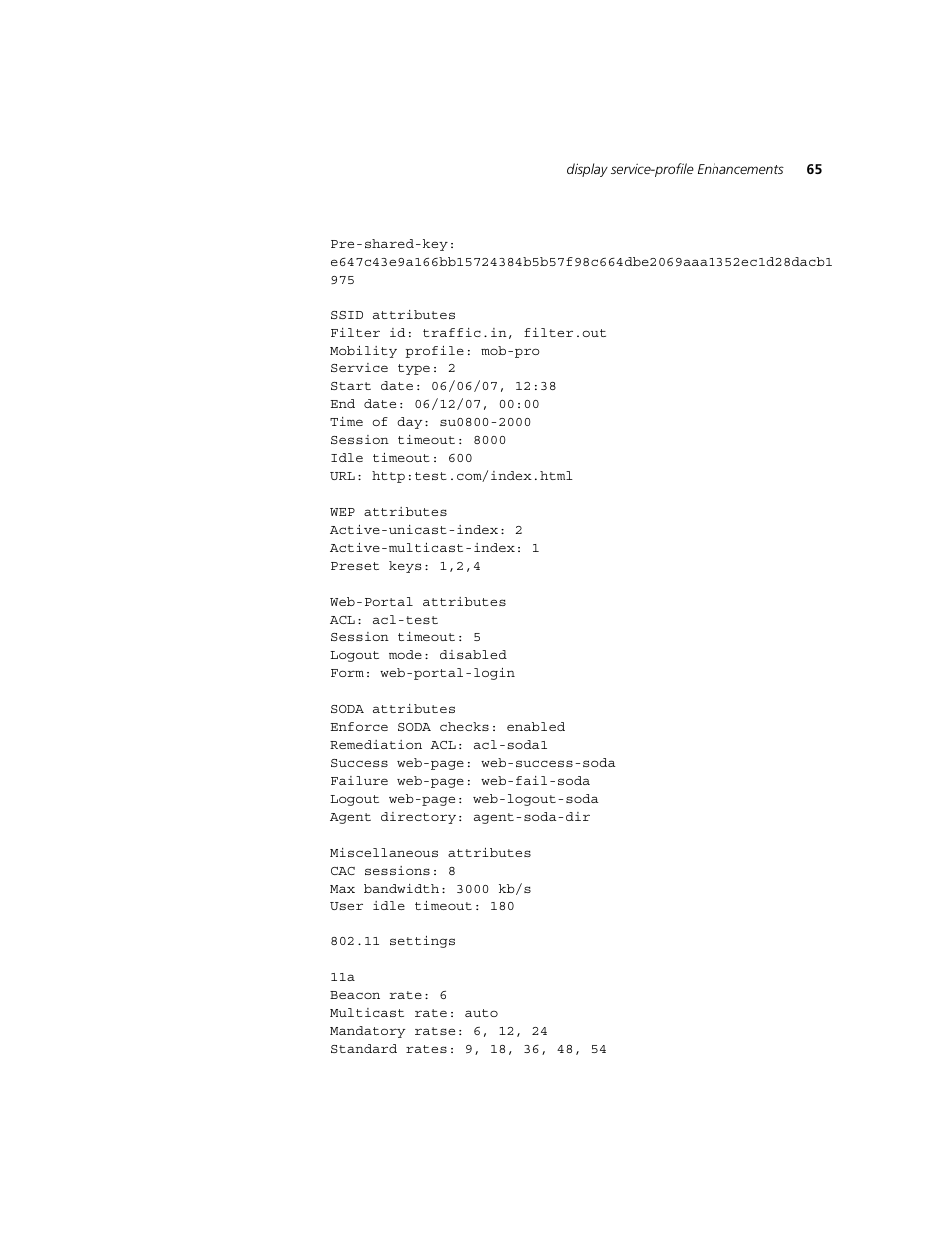 3Com WXR100 3CRWXR10095A User Manual | Page 65 / 800