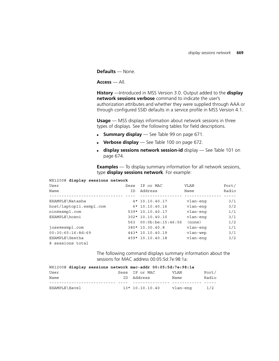 3Com WXR100 3CRWXR10095A User Manual | Page 669 / 800