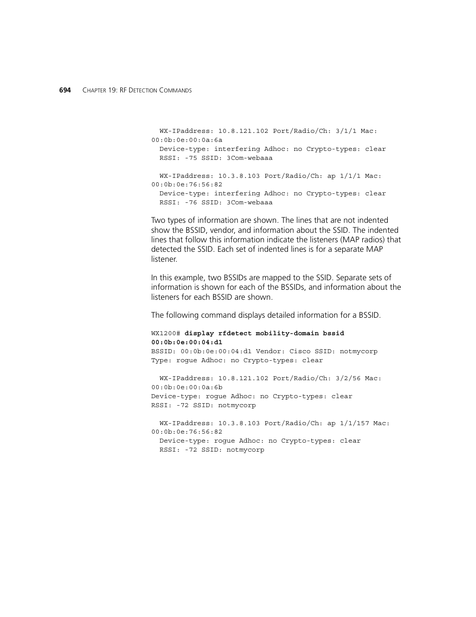 3Com WXR100 3CRWXR10095A User Manual | Page 694 / 800