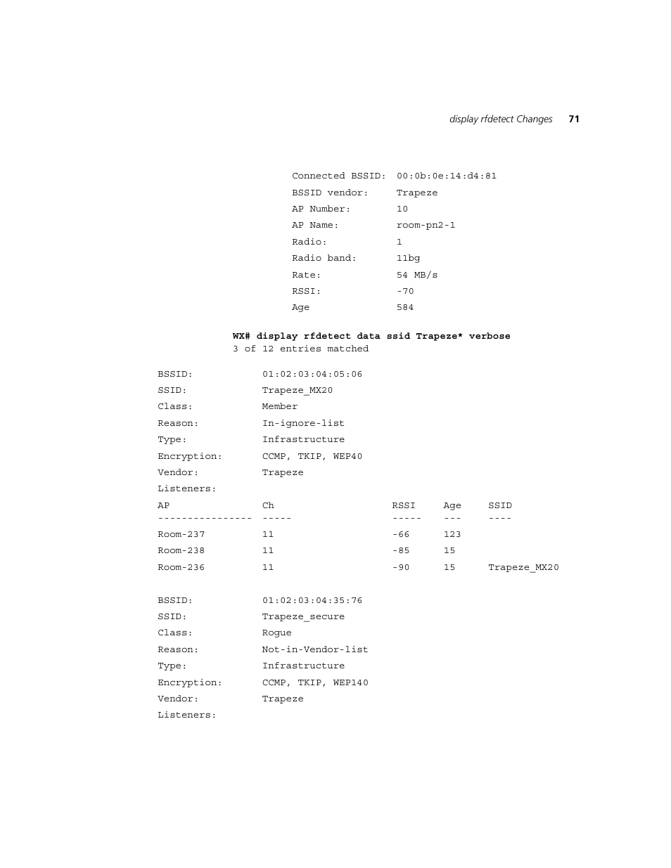 3Com WXR100 3CRWXR10095A User Manual | Page 71 / 800