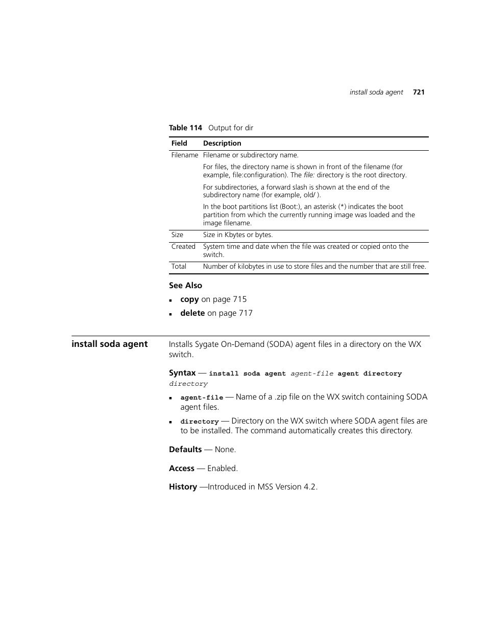 Install soda agent | 3Com WXR100 3CRWXR10095A User Manual | Page 721 / 800