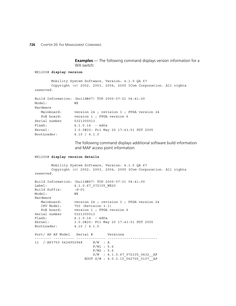 3Com WXR100 3CRWXR10095A User Manual | Page 726 / 800