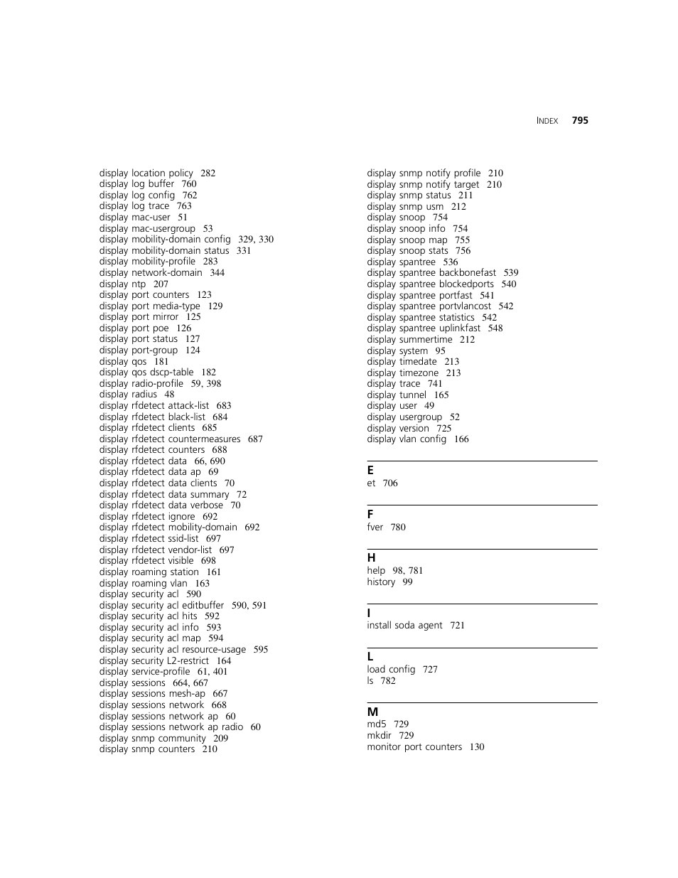 3Com WXR100 3CRWXR10095A User Manual | Page 795 / 800