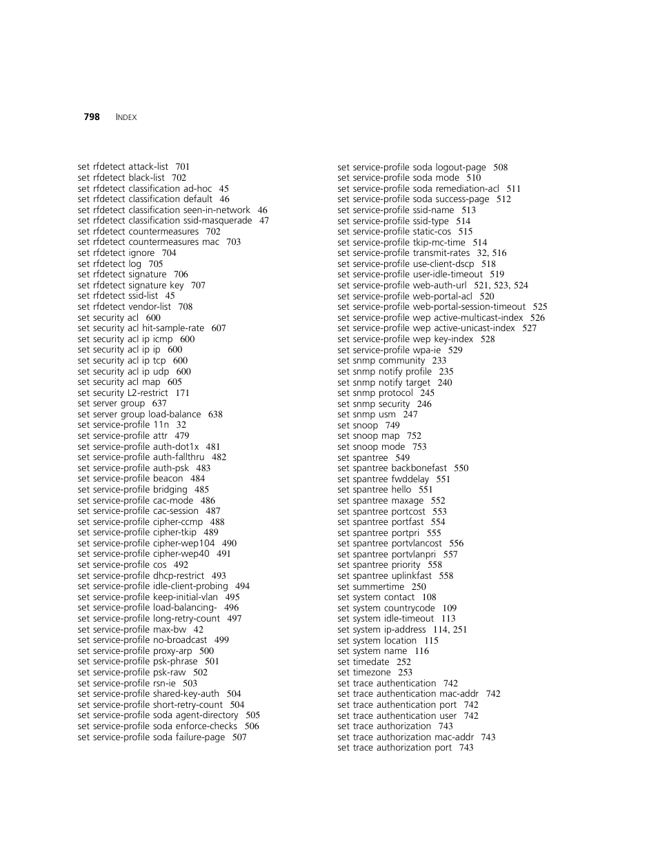 3Com WXR100 3CRWXR10095A User Manual | Page 798 / 800