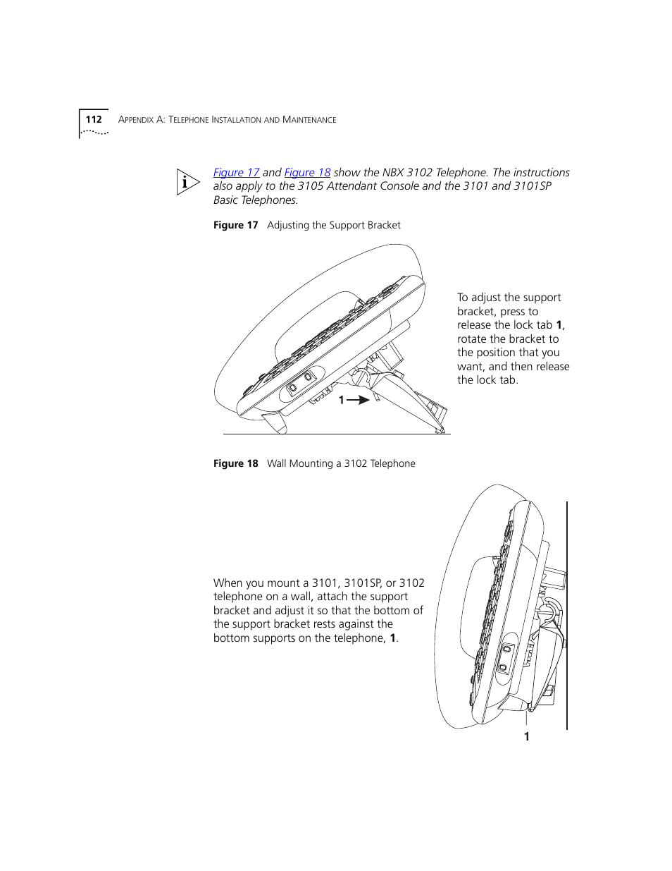 3Com NBX 3101 User Manual | Page 112 / 126