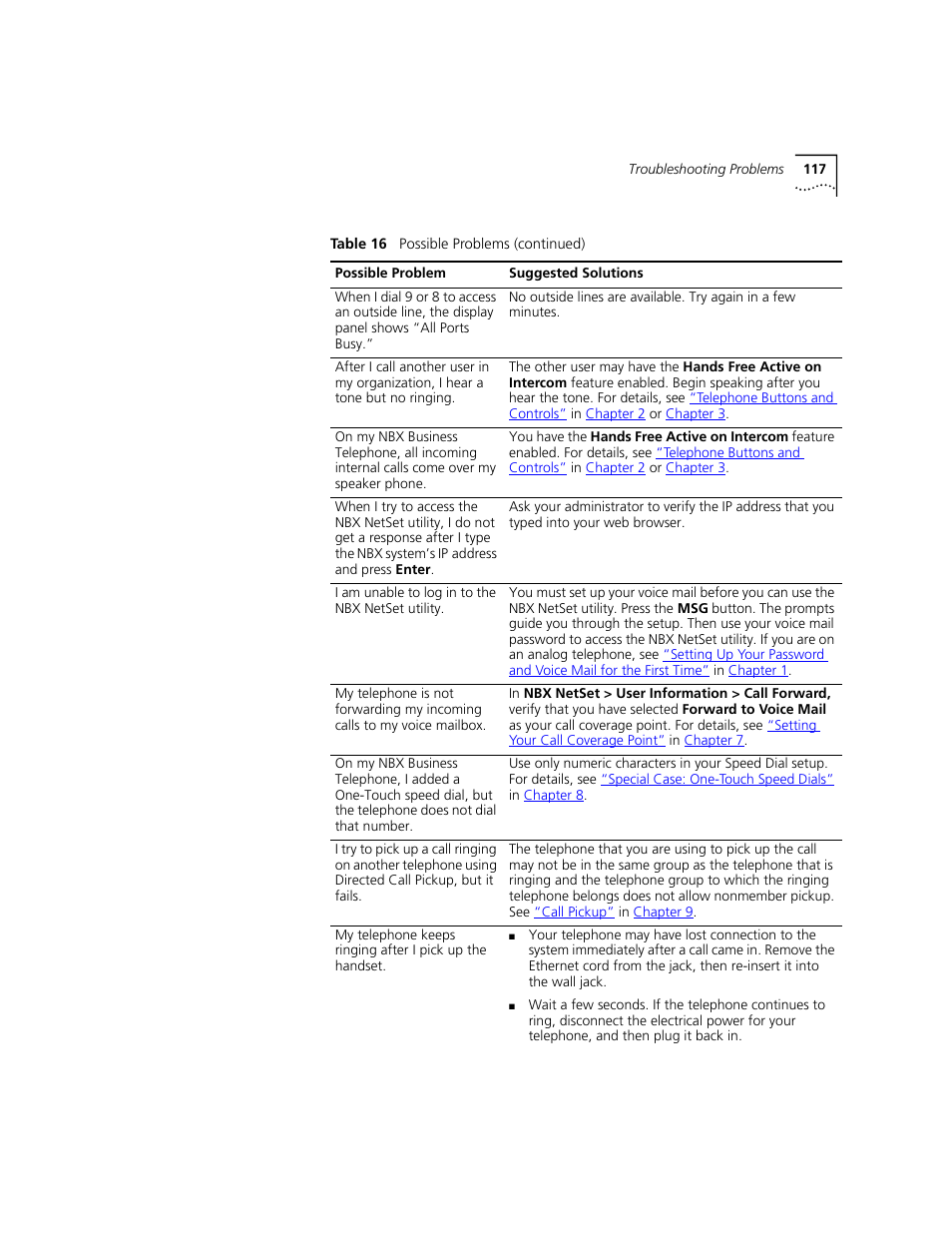 3Com NBX 3101 User Manual | Page 117 / 126