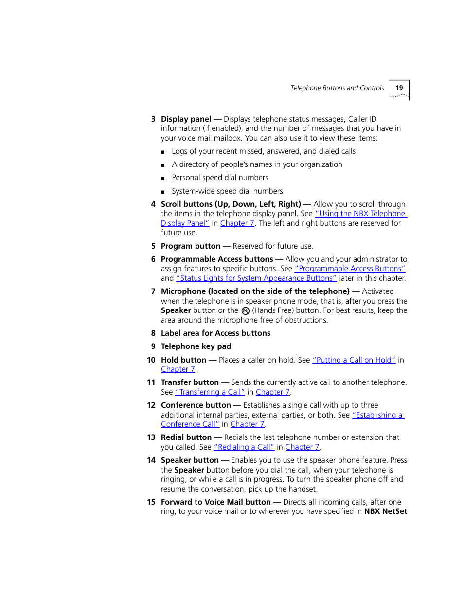 3Com NBX 3101 User Manual | Page 19 / 126