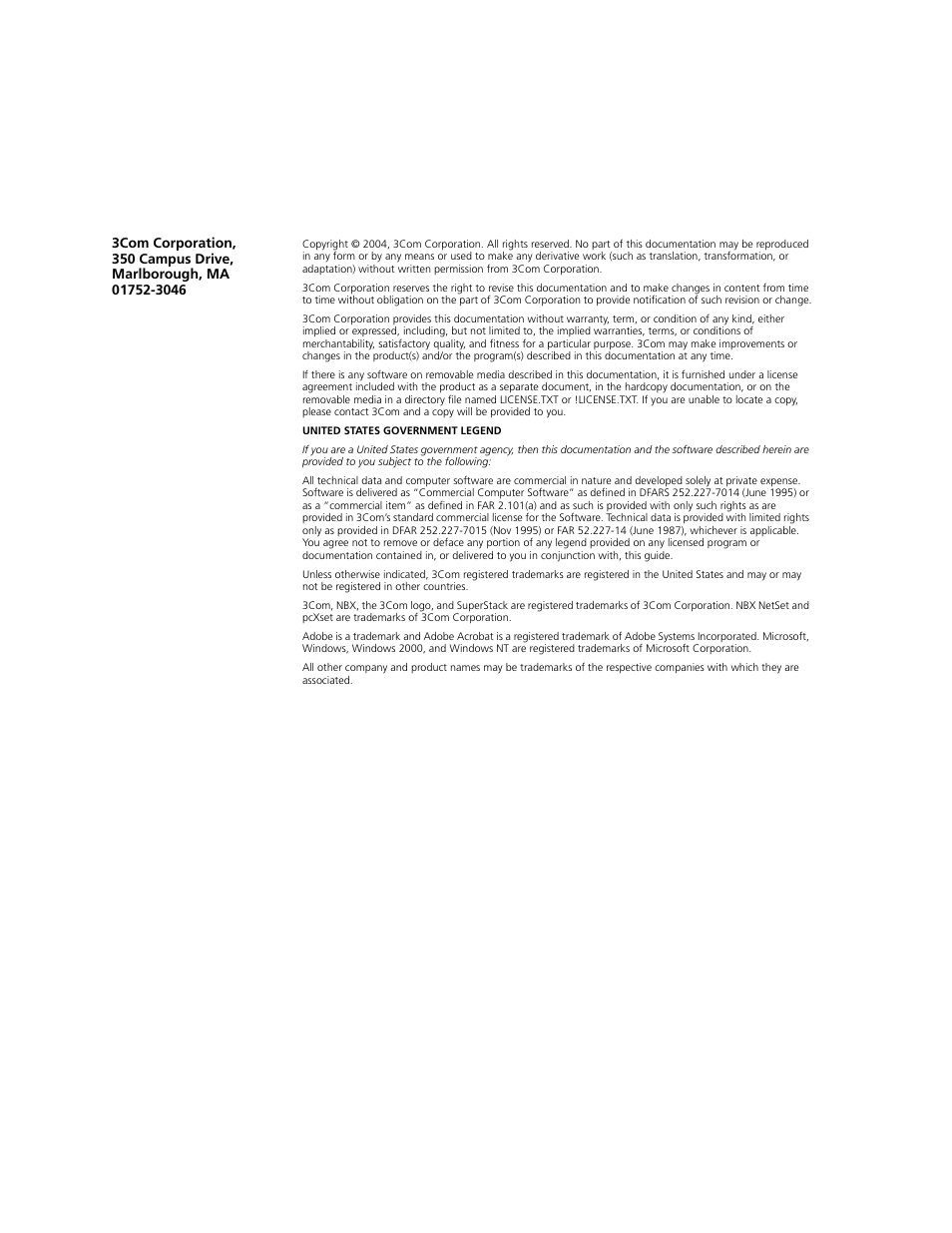 3Com NBX 3101 User Manual | Page 2 / 126