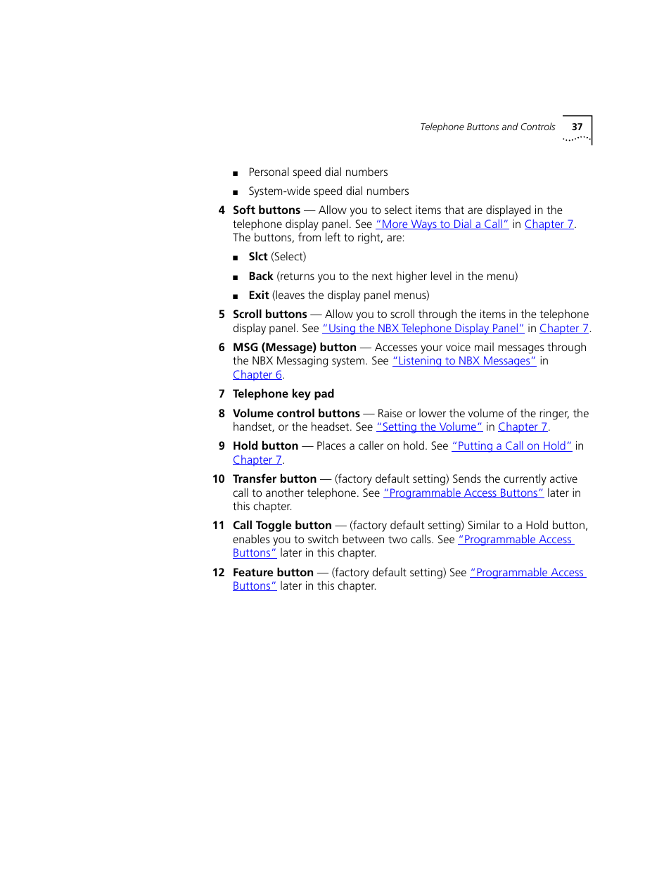 3Com NBX 3101 User Manual | Page 37 / 126