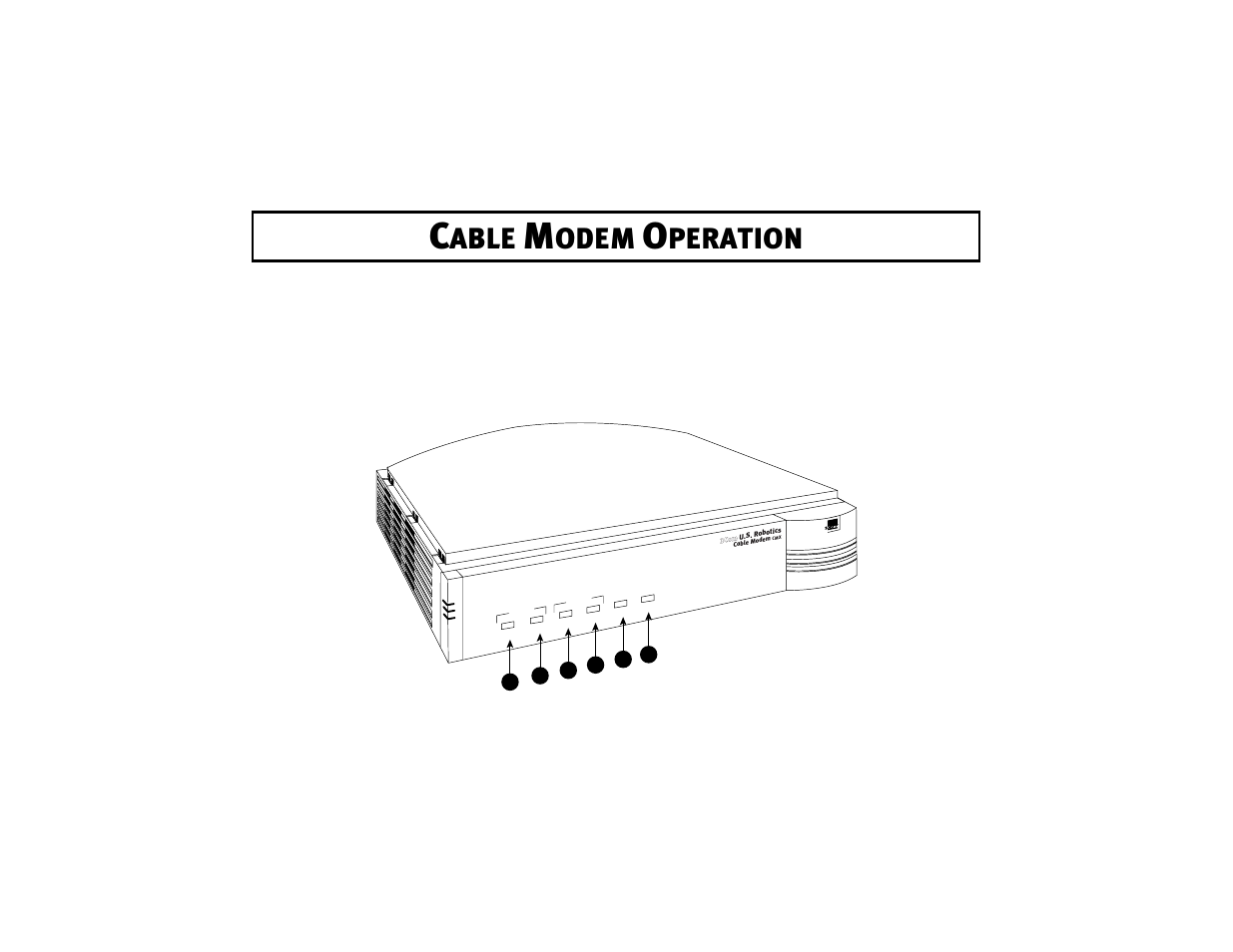 Cable modem operation 19, Able, Odem | Peration | 3Com 2940 User Manual | Page 22 / 40