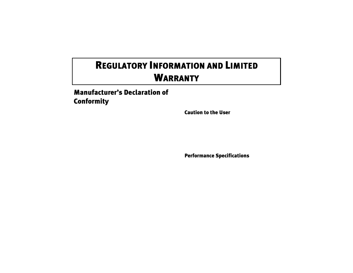 Egulatory, Nformation and, Imited | Arranty | 3Com 2940 User Manual | Page 32 / 40